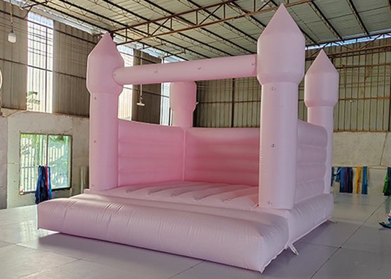 Pink Inflatable Bouncer Castle Dewasa Anak Pesta Pernikahan Bouncing Castles
