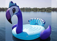6 Orang Inflatable Raksasa Merak Pool Float Island Pool Lake Party Floating Boats