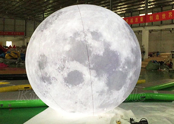 Raksasa Iklan Tiup Model Bulan Planet Besar Globe Balon Dipimpin Untuk Dekorasi