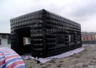Tenda Black Square Design Inflatable Terbuat Dari Bahan PVC Plato