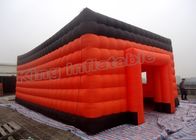 CE Inflatable Party Rumah Terapung Acara Tiup Tenda Dengan Oranye Warna Desain Lapisan Ganda