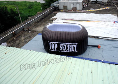Iklan Hitam Inflatable Buka Tenda Photo Booth Pencetakan Logo Untuk Pameran Dagang