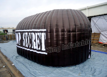 Iklan Hitam Inflatable Buka Tenda Photo Booth Pencetakan Logo Untuk Pameran Dagang