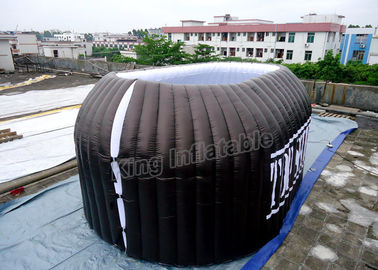 Iklan Hitam Inflatable Buka Tenda Photo Booth Pencetakan Logo Untuk Pameran Dagang