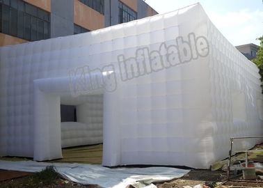 Tenda Acara Tenda Tiup Diperkuat Tiup PVC Peregangan Bangunan Tenda Dengan Pintu Dan Jendela