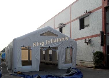 Tenda Inflatable tahan air putih 0.4mm PVC terpal untuk acara di luar ruangan