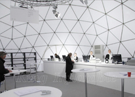 Pameran Acara Pesta Pernikahan Outdoor Glamping Shelter Geodesic Dome Tent