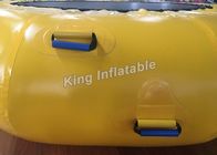 Kuning Putaran Inflatable Air Toy Inflatable Trampoline Untuk Olahraga Air Outdoor