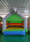 Elephant Grey Inflatable Bouncy Castles Lucu untuk Anak dengan Ukuran 4 * 4m