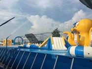 CE Taman Air Tiup Menyenangkan Dengan Kolam Bingkai Besar / Slide Gurita