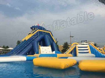 CE Taman Air Tiup Menyenangkan Dengan Kolam Bingkai Besar / Slide Gurita