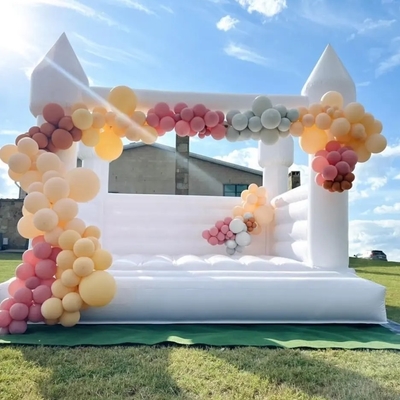 Bounce House Kids Inflatable Bounce House Jumping Castle Untuk Anak-anak Pastel Bounce House Inflatable Wedding Bouncer