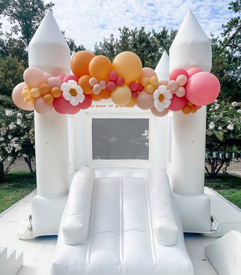 Bounce House Kids Inflatable Bounce House Jumping Castle Untuk Anak-anak Pastel Bounce House Inflatable Wedding Bouncer