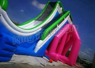 Kustom Menyenangkan Terbang Air Slide Inflatable PVC Dengan Blower