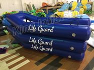 Penggunaan Penjaga Kehidupan Meledakkan Biru / Putih PVC Papan Penjaga Air Mainan Untuk Permainan Outdoor