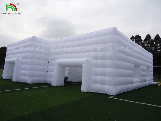 Customized White Inflatable Tent Outdoor Movable Nightclub Portable Inflatable Party Tent untuk Acara