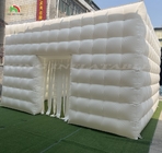 Lampu Led Luar Ruangan Igloo Inflatable Flat top Putih Besar Camping Tent Inflatable Wedding Party Tent