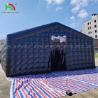 Tenda Pesta Portable Klub Malam Inflatable Kubu Hitam Klub Malam Acara Tenda