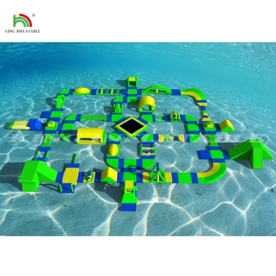 Taman Air Terapung Inflatable Game Air Inflatable Peralatan Hiburan Untuk Acara