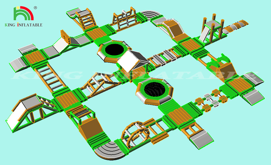 Taman Air Air Tertiup Laut Blow Up Taman Air Taman Air Peralatan Penghalang Terapung