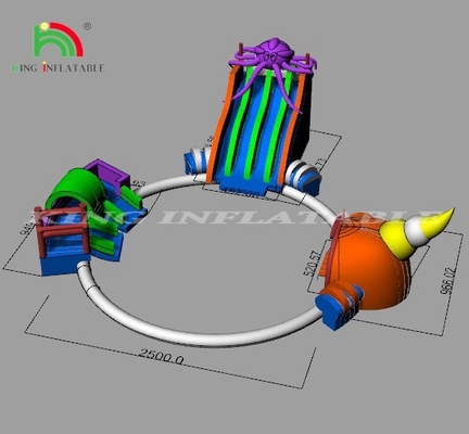 Taman Air Besar yang Bisa Diembun Dengan Slide Air dan Kolam Renang