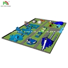 Taman Air Inflatable dengan Kolam Renang Taman Air Inflatable untuk Anak-anak dan Dewasa