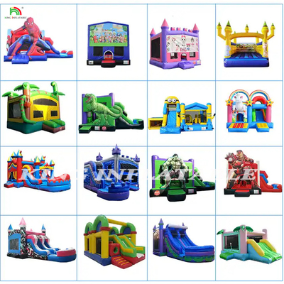Anak-anak Moonwalk Air Jumper Bouncer Bouncy Castle Jumping Komersial Bounce House Party Sewa