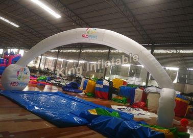 210D Nylon 10 * 5m Putih Lengkungan Inflatable Unsealed Untuk Acara Atau Iklan