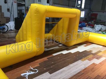 Lapangan Sepak Bola Inflatable Outdoor Lapisan Tunggal untuk Hiburan