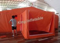 Jeruk Kustom PVC 8 ​​* 6 M Tenda Tiup Raksasa Untuk Acara Atau Gudang