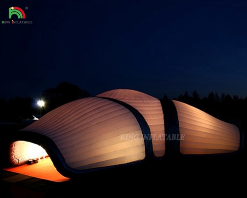 Tenda Camping Luar Ruangan yang Bisa Diinflasi Dengan Pita Lampu LED