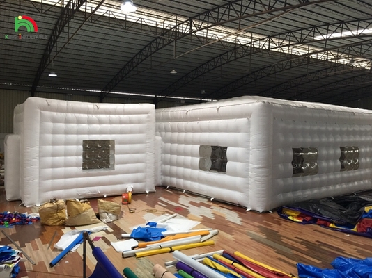 Outdoor Putih Pvc Inflatable Night-Club Inflatable Night Club Pernikahan Acara Pesta Kubu tenda untuk dijual