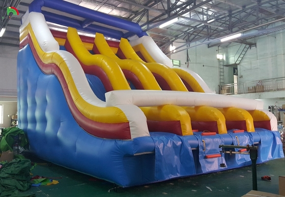 Kualitas tinggi Air Slide Air kolam renang Slide dengan Platon Tarpaulin kualitas terbaik