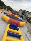 Taman Air PVC Inflatable / Inflatable Water Trampoline Dan Slide Untuk Keluarga