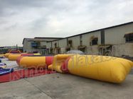Taman Air PVC Inflatable / Inflatable Water Trampoline Dan Slide Untuk Keluarga