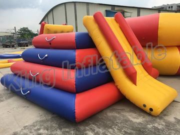OEM Inflatable Water Park Equipment / PVC Tarpaulin Blow Saturn Air Toy Dengan Slide