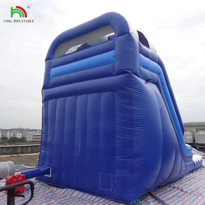 Komersial Slide Air Raksasa Inflatable Anak-anak Outdoor Inflatable Slide Air dengan kolam renang