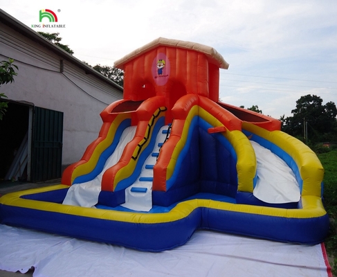 Harga Pabrik Slide Ganda Slide Air Inflatable Slide Komersial Slide Air