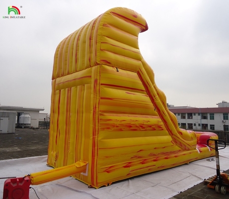 Backyard Outdoor Anak-anak basah Bounce House Water Slide Jumpers Tropical Inflatable Commercial Water Slide