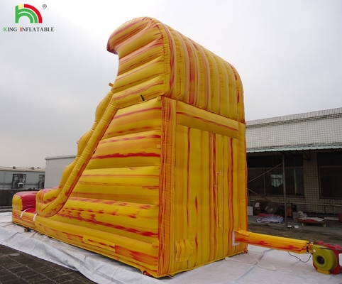 Backyard Outdoor Anak-anak basah Bounce House Water Slide Jumpers Tropical Inflatable Commercial Water Slide