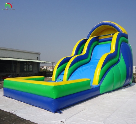 Commercial Inflatable Bounce House dengan Water Slide Kids' Jumping Castle
