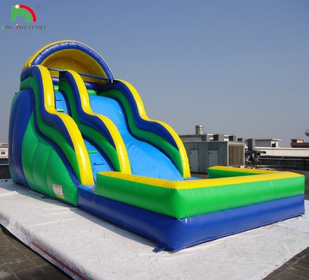 Commercial Inflatable Bounce House dengan Water Slide Kids' Jumping Castle