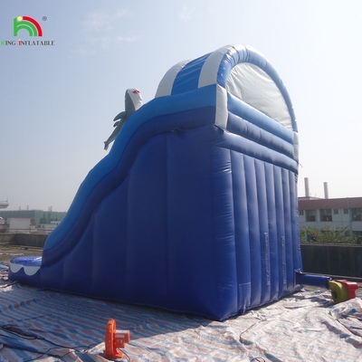Tema Olahraga Moonwalk Bouncer Inflatable Jumping Bouncy Castle Jumper Bounce House dengan kolam renang