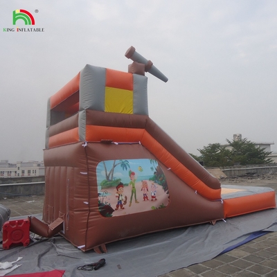 Kualitas Tinggi Murah Air Slide Inflatable dengan kolam air Slide air inflatable untuk anak-anak dan orang dewasa