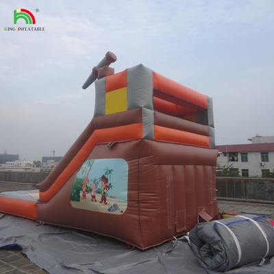 Kualitas Tinggi Murah Air Slide Inflatable dengan kolam air Slide air inflatable untuk anak-anak dan orang dewasa