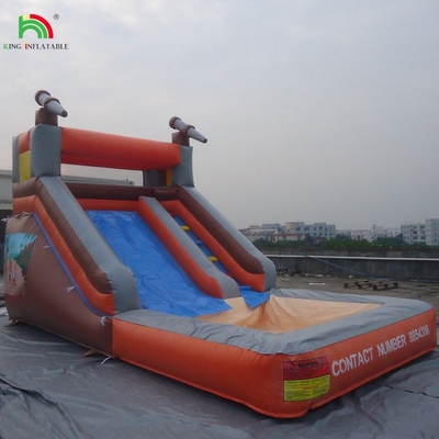 Kualitas Tinggi Murah Air Slide Inflatable dengan kolam air Slide air inflatable untuk anak-anak dan orang dewasa