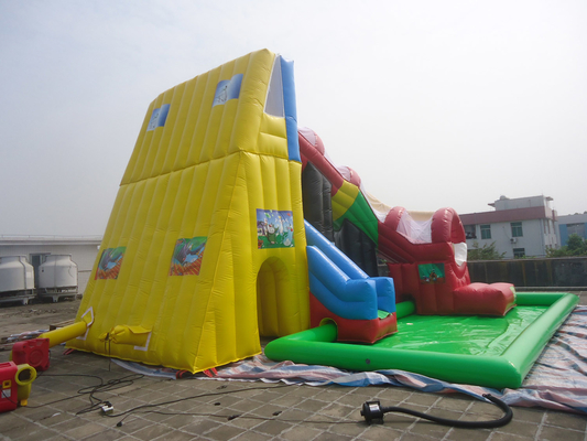 Custom Commercial Castle Kids Inflatable Playground Trampoline Water Slide Jumping Combo Bouncer