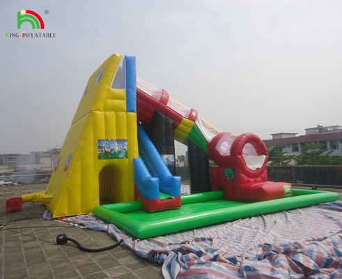 Custom Commercial Castle Kids Inflatable Playground Trampoline Water Slide Jumping Combo Bouncer