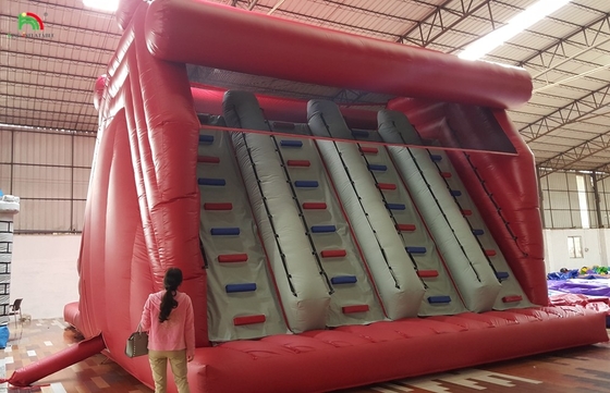 Slide air berkapasitas udara komersial di luar ruangan slide air taman bermain PVC slide air berkapasitas udara besar