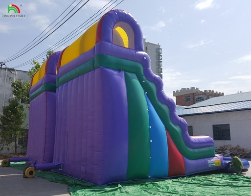 Slide Taman Air Luar Ruangan Perlengkapan Taman Hiburan Slide Air Komersial untuk Anak-anak
